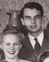 Bj&oslash;rn Lund som student sammen med Ruth Gundersen. Foto privat