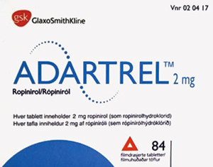 Figur 3a  Adartrel 2 mg 84 tabletter
