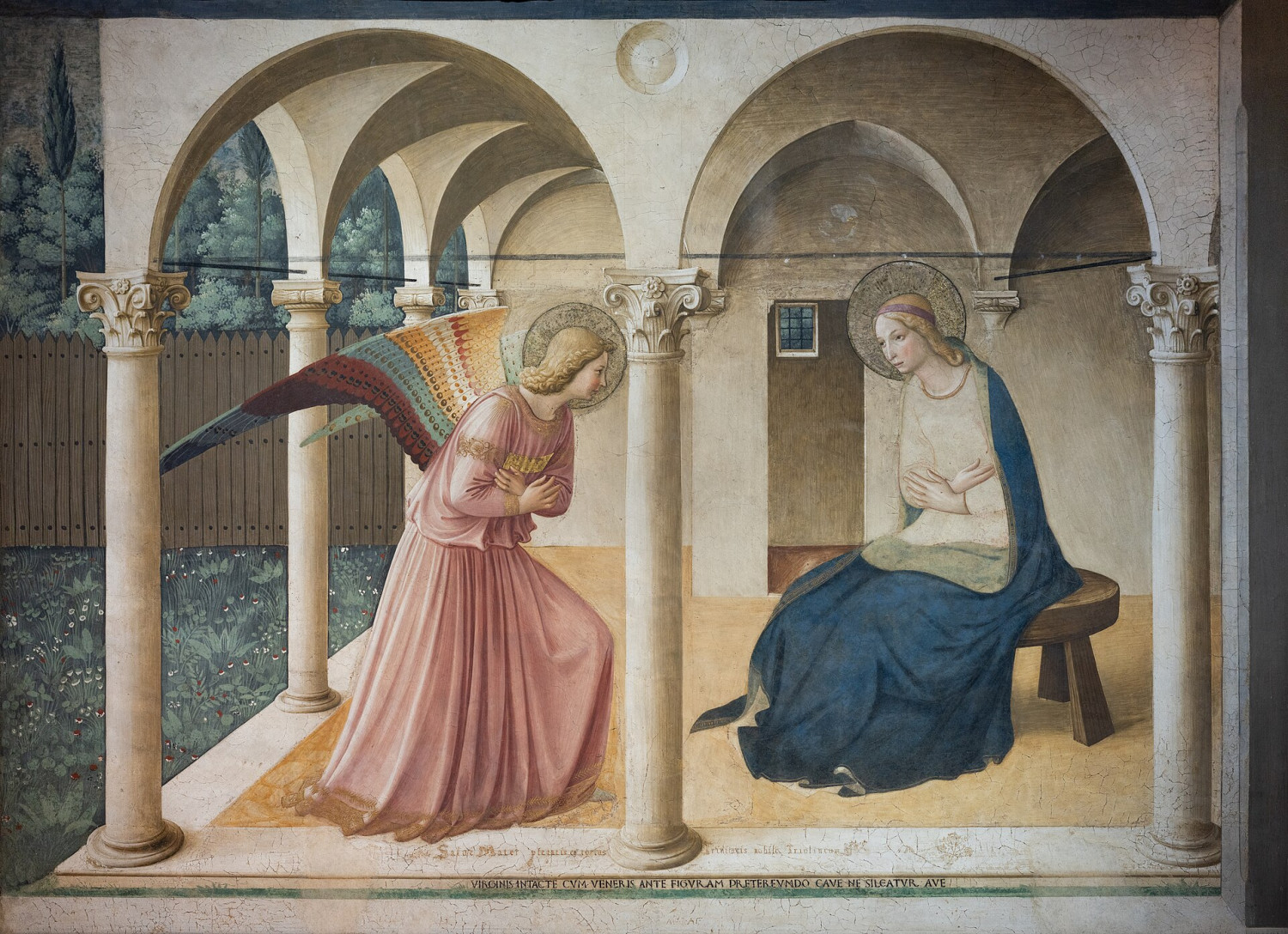 Figure 1 The Annunciation is an early Renaissance fresco painted by Fra Angelico (c. 1395&ndash;1455) in the San Marco Monastery&hellip;