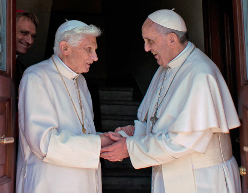 Figure 1  Since his resignation on 28 February 2013, Pope Benedict XVI is referred to as &laquo;Pope Emeritus&raquo;. The Pope took the&hellip;