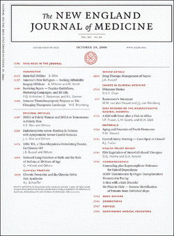 Artikkelen ble publisert 27.8. 2014 i New England Journal of Medicine, som er et av de mest velrenommerte internasjonale&hellip;