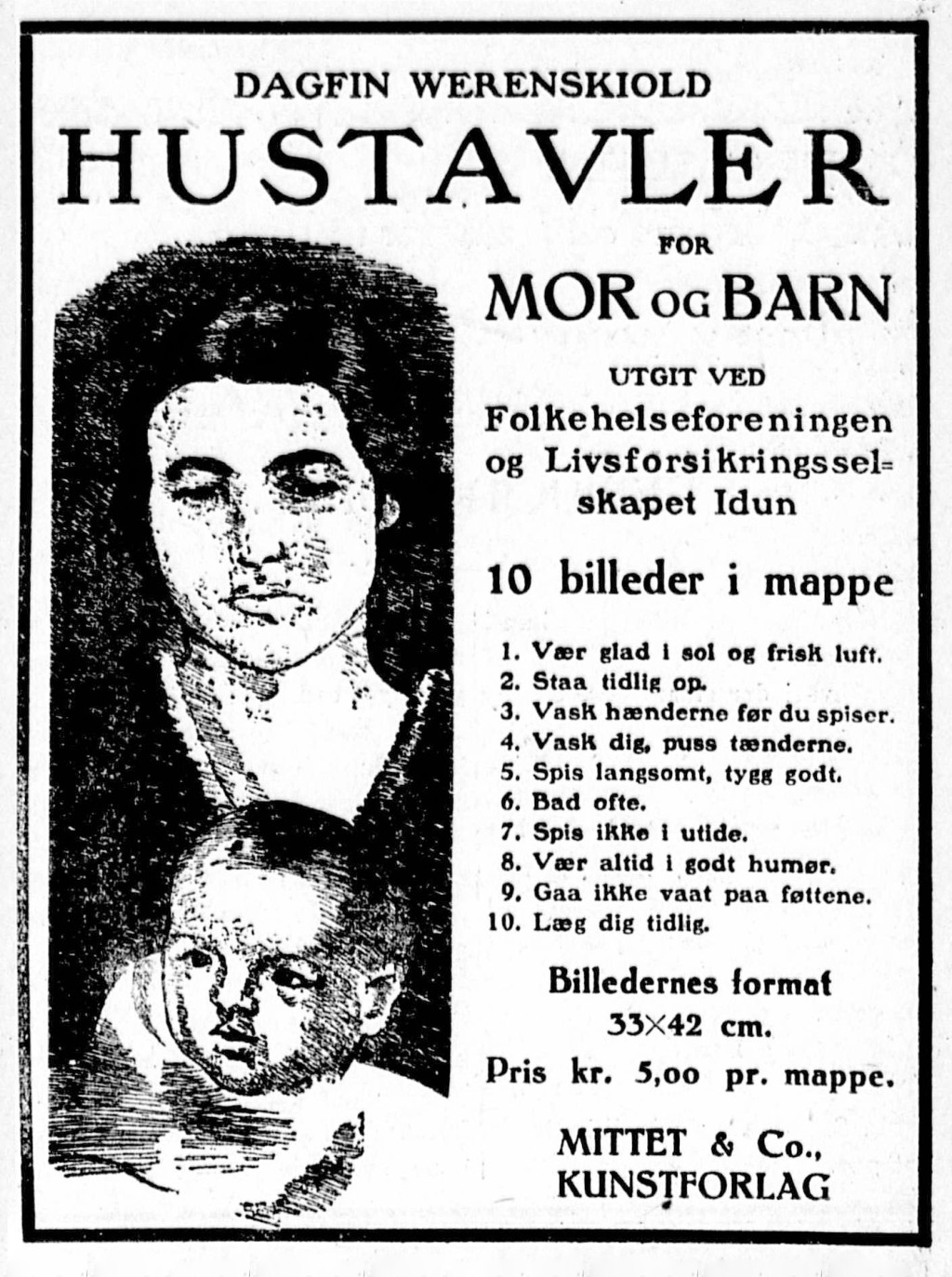 Figure 5 The Public Health Association placed an ad for the house maxims in the Aftenposten daily on 19 December 1923&hellip;