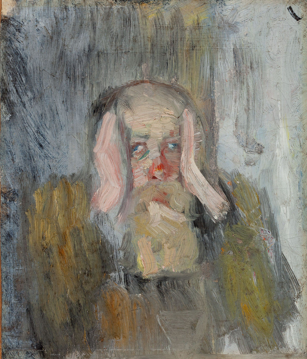 &laquo;Dagen derp&aring;, selvportr&aelig;t&raquo; (1883), Christian Krohg (1852&ndash;1925). I offentlig eie, via Wikimedia Commons.