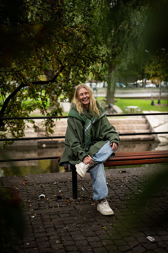 SENTRALT: Eikaklinikken ligger midt i Oslo sentrum. Derfra er det kort vei til en krakk hvor Aina kan lufte tankene sine&hellip;