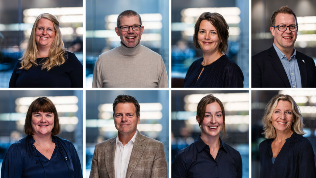 SENTRALSTYRET: Fra venstre &oslash;verst: Ingeborg Henriksen (Ylf, Paul Olav R&oslash;sb&oslash; (AF), Marie Skontorp (OF), Hans-Christian&hellip;