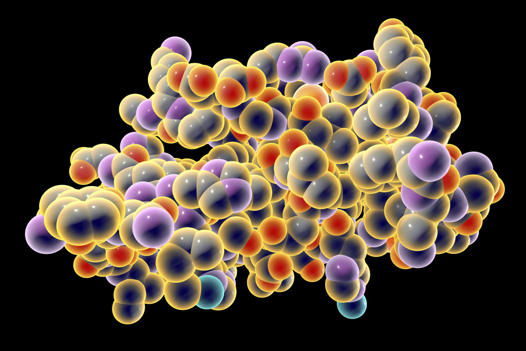 Insulin molekyl. Illustrasjonfoto: Science Photo Library / NTB