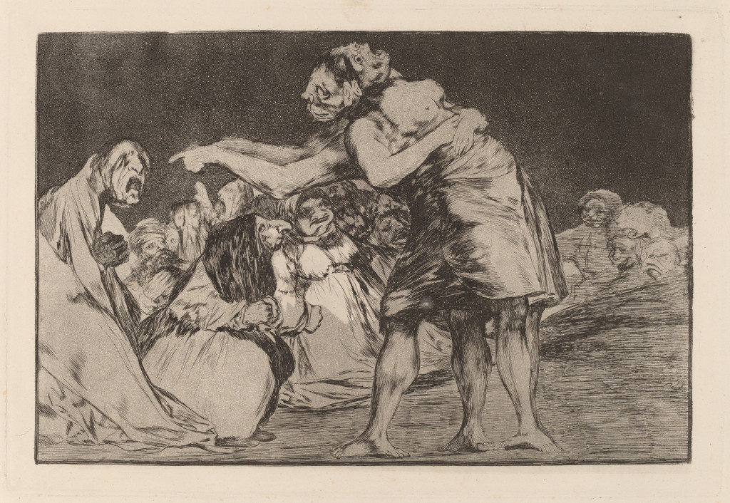 Figur 4 Francisco Goyas etsning Disparate desordenado (1815&ndash;23).&laquo;[Goya] vender seg mot en annen galskap. Ikke mot den som&hellip;